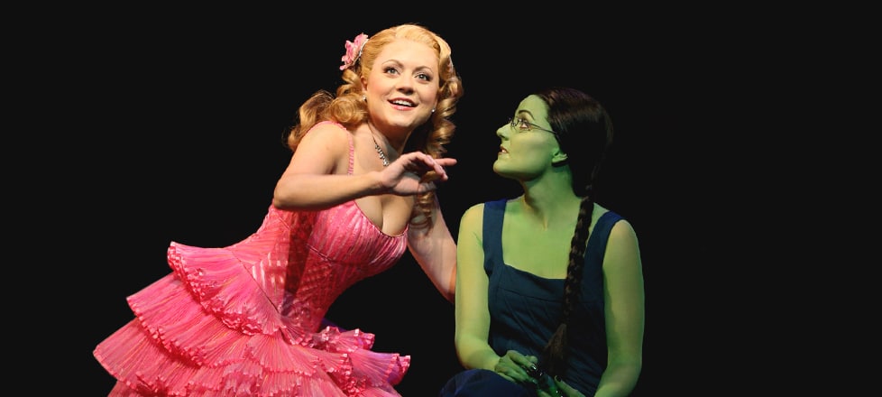 Elphaba Looking at a Bright-Eyed Glinda