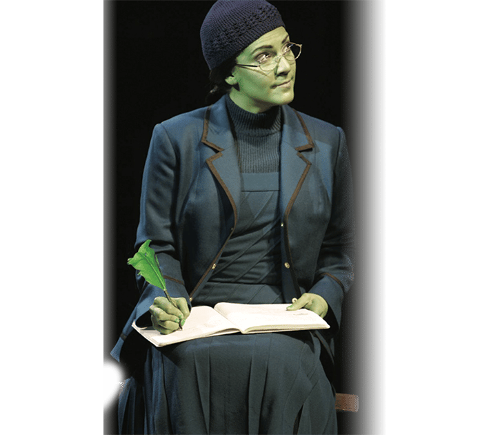 Elphaba Taking Notes in Class