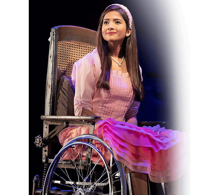 Nessarose in her Wheelchair Gazing Out Into the Distance